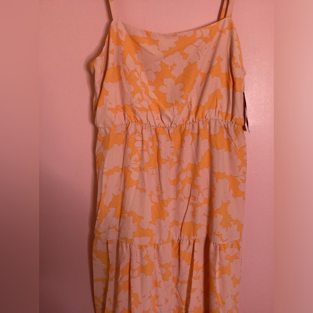 Social Standard By Sanctuary Pink&Orange Floral Maxi - Picture 2 of 3